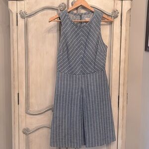 J.Crew summer chambray cotton sleeveless dress
